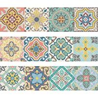 NossaRua Franja de Vinilo Decorativo Autoadhesivo removible para Pared de fácil aplicación para baño- Cocina y…